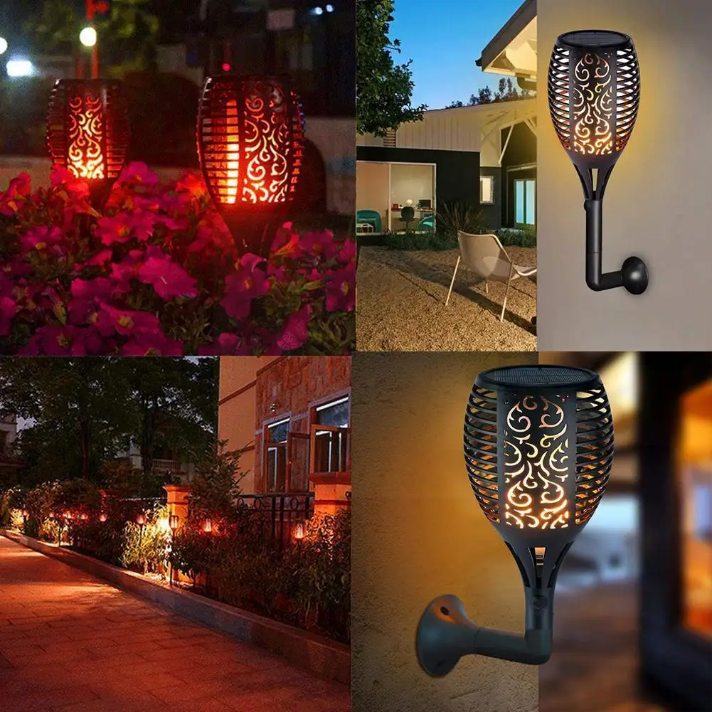 Flame Flickering 96LED Solar Wall Lamp Outdoor Waterproof Fence Home Torch Light Lamp Decoration Garden Corridor H1W3
Flame Flickering 96LED Solar Wall Lamp Outdoor Waterproof Fence Home Torch Light Lamp Decoration Garden Corridor H1W3