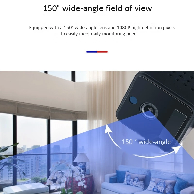 Mini WiFi Camera 1080P HD Wireless Camera Night Vision PIR Motion Detection Tiny Security Home Smart Cameras
Mini WiFi Camera 1080P HD Wireless Camera Night Vision PIR Motion Detection Tiny Security Home Smart Cameras