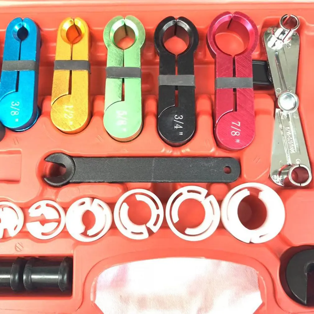 Vehicle-mounted Air-conditioning Oil Pipe Quick Joint Disassembly Group Fuel Pipe Remover Refrigerant Tool
Vehicle-mounted Air-conditioning Oil Pipe Quick Joint Disassembly Group Fuel Pipe Remover Refrigerant Tool