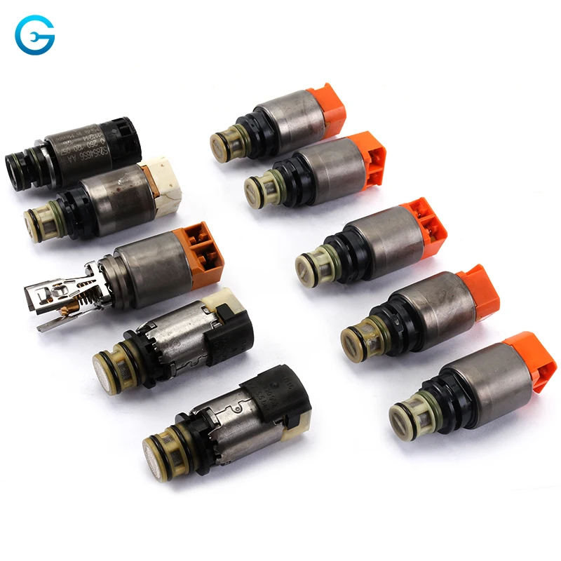 Automatic transmission solenoid valve set of 10 pieces 9HP48 suit for Land Rover Dodge
Automatic transmission solenoid valve set of 10 pieces 9HP48 suit for Land Rover Dodge