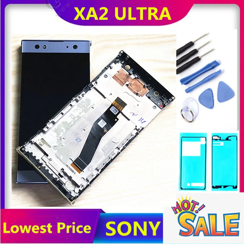 

For 6.0" Sony XA2 Ultra LCD Display Touch Screen Digitizer H4233 H4213 H3213 H3223 For SONY Xperia XA2 Ultra LCD C8 Replacement