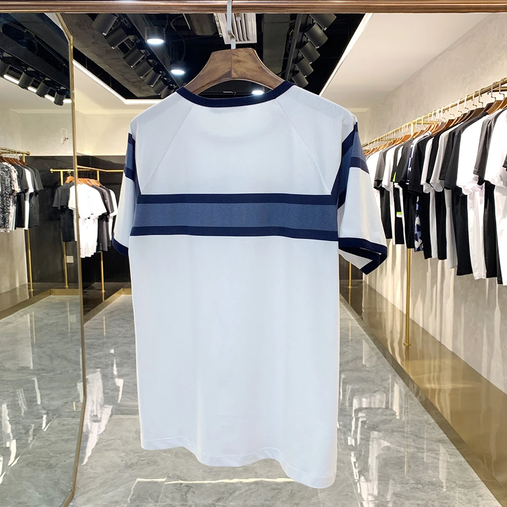 White Blue T-shirts Men 100% Cotton Oversize Loose Casual Summer Men's Tops PP01102031
White Blue T-shirts Men 100% Cotton Oversize Loose Casual Summer Men's Tops PP01102031