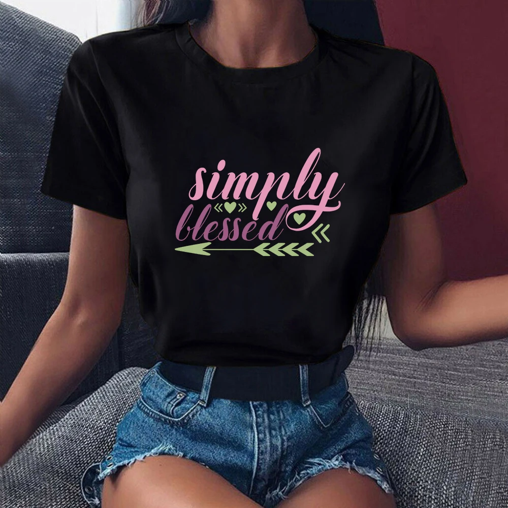 2021 New Summer Printed Women's T-Shirt Casual Girl Short Top I Am Too Blessed To Be Stressed Harajuku T-Shirt Ladies Clothing
2021 New Summer Printed Women's T-Shirt Casual Girl Short Top I Am Too Blessed To Be Stressed Harajuku T-Shirt Ladies Clothing