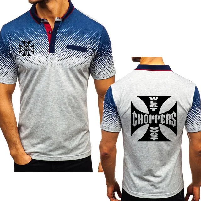 2020 Summer Men's short sleeve West Coast Printeds High Quality Cotton Gradient Casual Men's polo shirt a2
2020 Summer Men's short sleeve West Coast Printeds High Quality Cotton Gradient Casual Men's polo shirt a2