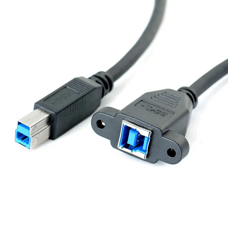 usb3.0 B male to B female printer data male to female transmission connection square port hard disk box optical drive extension
usb3.0 B male to B female printer data male to female transmission connection square port hard disk box optical drive extension