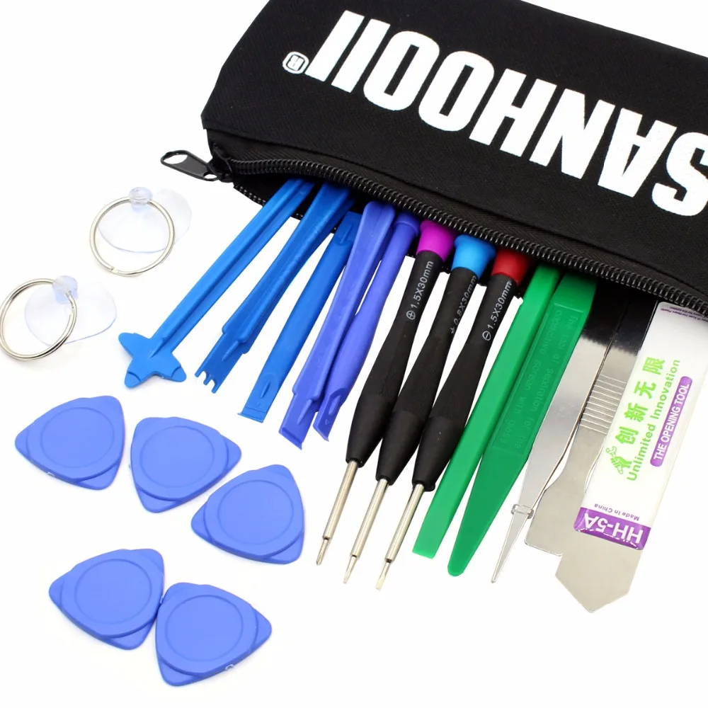 For iPhone 4-7 SANHOOII 1set 20pcs Mobile Phone Repair Tools Kit Spudger Pry Screen Opening Screwdriver Hand Tool
For iPhone 4-7 SANHOOII 1set 20pcs Mobile Phone Repair Tools Kit Spudger Pry Screen Opening Screwdriver Hand Tool