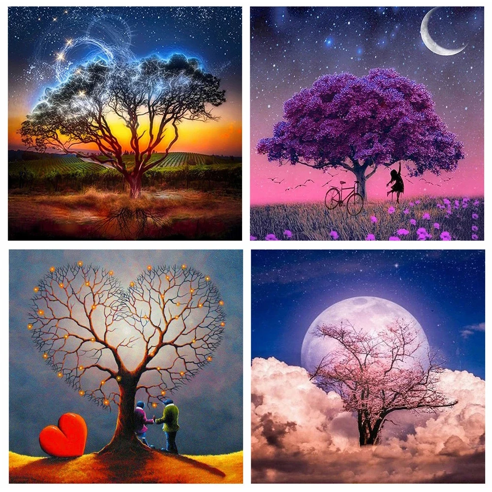 AB Colorful 5D Diamond Painting Tree Mosaic Moon Full Square/Round Diamond Embroidery Cross Stitch Landscape Home Decor
AB Colorful 5D Diamond Painting Tree Mosaic Moon Full Square/Round Diamond Embroidery Cross Stitch Landscape Home Decor