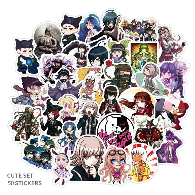 50Pcs Danganronpa Stickers Game Cartoon Graffiti Trigger Happy Decorative Stickers For Snowboard Laptop Luggage Skateboard
50Pcs Danganronpa Stickers Game Cartoon Graffiti Trigger Happy Decorative Stickers For Snowboard Laptop Luggage Skateboard