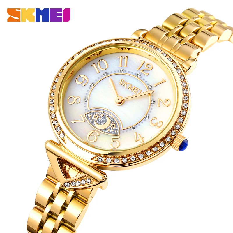 SKMEI Female Luxury Fashion Quartz Watches Waterproof Ladies Wristwatch Clock Relogio Feminino 1658
SKMEI Female Luxury Fashion Quartz Watches Waterproof Ladies Wristwatch Clock Relogio Feminino 1658