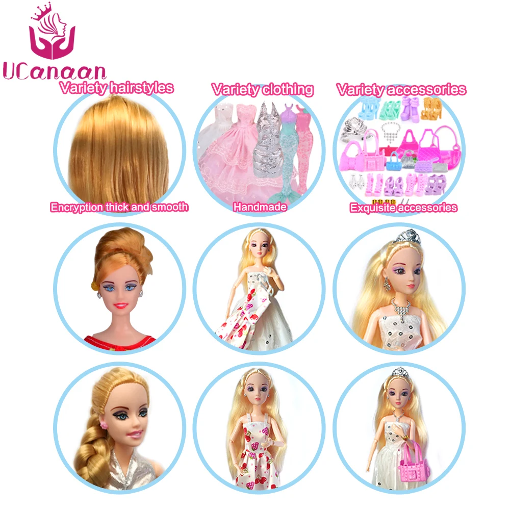 Doll With 83 Accessories Diy Dressup Toys For Girls Fashionista Ultimate Fashion Princess Dolls Set 
Doll With 83 Accessories Diy Dressup Toys For Girls Fashionista Ultimate Fashion Princess Dolls Set