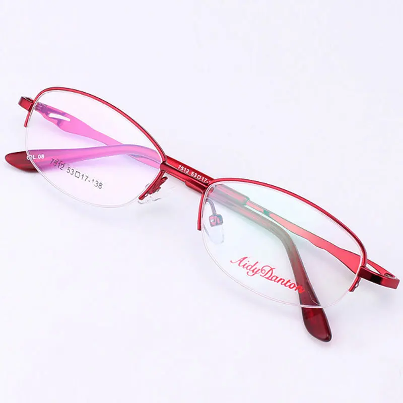 New Glasses Frame Ladies Glasses Frame Ultra Light Half Frame Optical Myopia Frame
New Glasses Frame Ladies Glasses Frame Ultra Light Half Frame Optical Myopia Frame