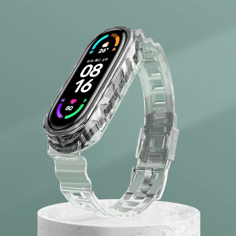 For Mi Band 6 5 4 3 Strap Transparent Glacier Discovery Edition Silicone Xiaomi 6 5 4 3 Watch band Bracelet Sports Wrist Belt
For Mi Band 6 5 4 3 Strap Transparent Glacier Discovery Edition Silicone Xiaomi 6 5 4 3 Watch band Bracelet Sports Wrist Belt