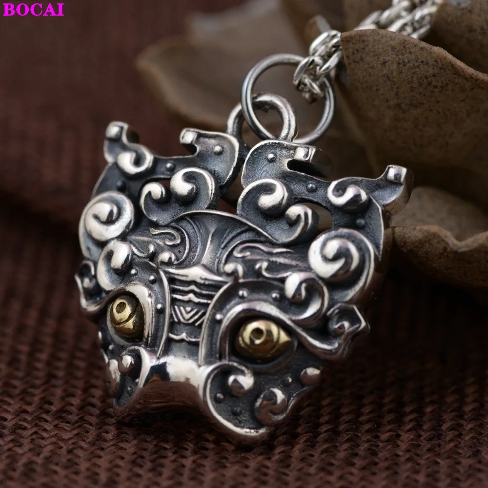 Bocaibocai S925 Sterling Silver Pendant Vintage Craft Thai Silver Fashion Pendant Men's Fashion Pure Silver Pendant
Bocaibocai S925 Sterling Silver Pendant Vintage Craft Thai Silver Fashion Pendant Men's Fashion Pure Silver Pendant