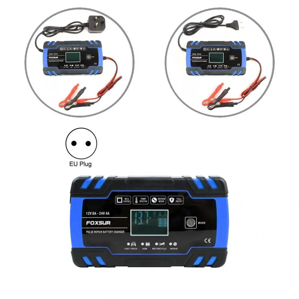 Universal Intelligent Microprocessor Control Battery Charger Universal Battery Maintainer for Auto Battery Maintainer
Universal Intelligent Microprocessor Control Battery Charger Universal Battery Maintainer for Auto Battery Maintainer