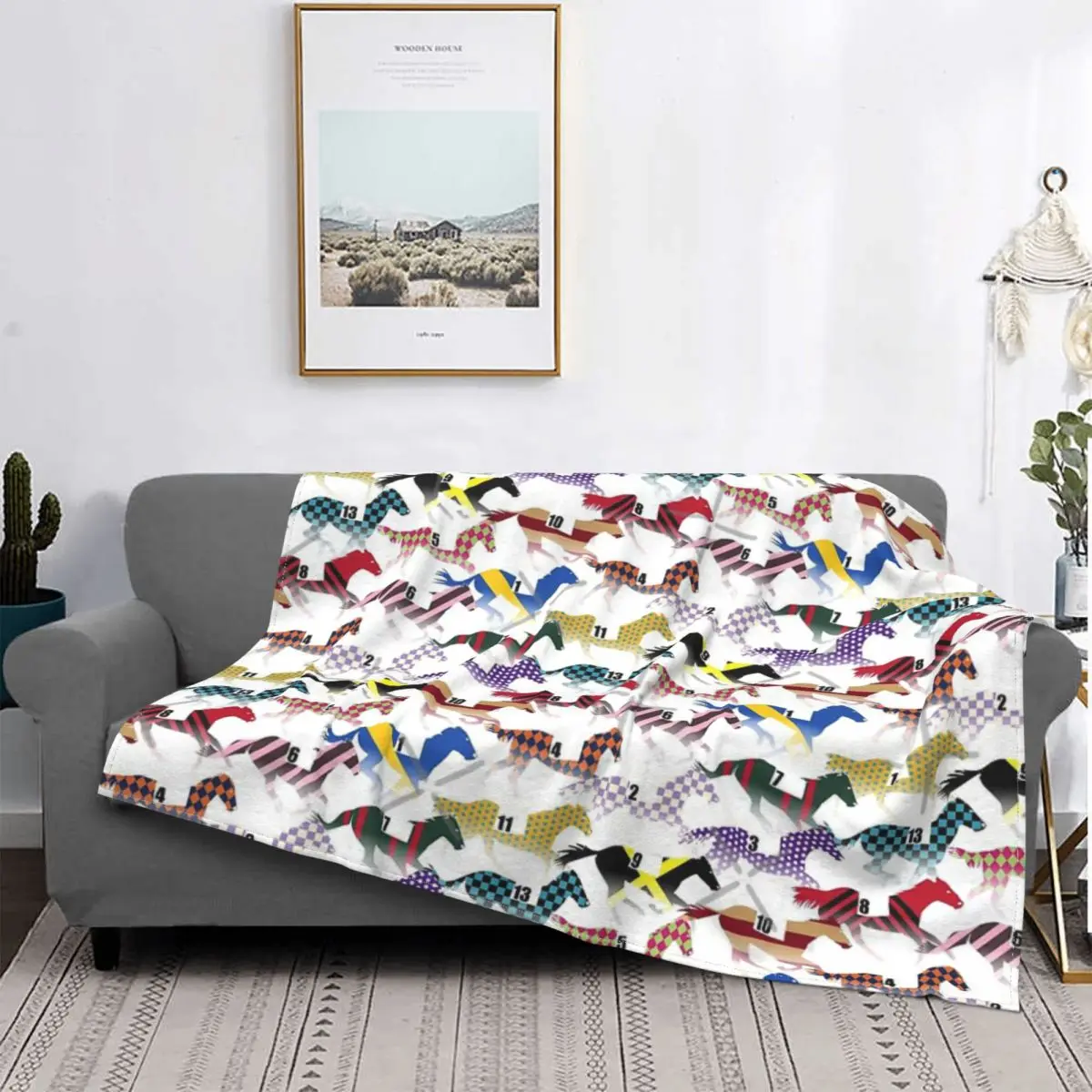 Manta de careras Off To The Horse, colcha a quadros para cama, sofah, manta de verano, colcha de verano
Manta de careras Off To The Horse, colcha a quadros para cama, sofah, manta de verano, colcha de verano