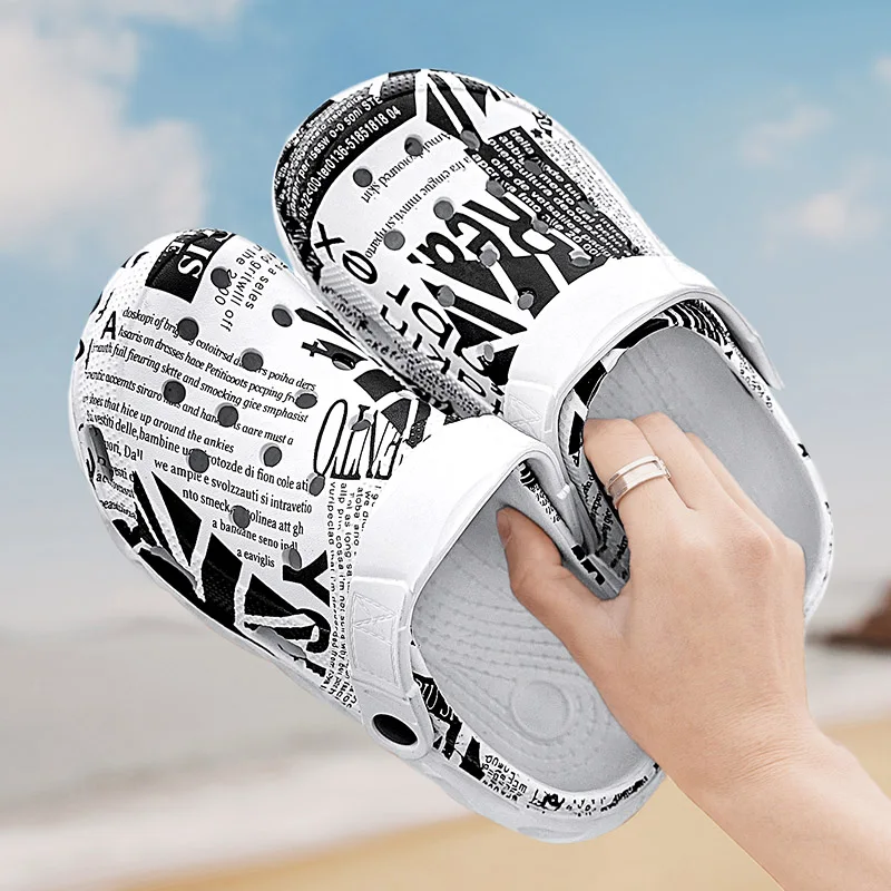 Мужские сандалии, лето 2021, легкие Пляжные Шлепанцы из ЭВА, Нескользящие мужские туфли-сабо для сада, повседневные шлепанцы, мужская обувь
Мужские сандалии, лето 2021, легкие Пляжные Шлепанцы из ЭВА, Нескользящие мужские туфли-сабо для сада, повседневные шлепанцы, мужская обувь