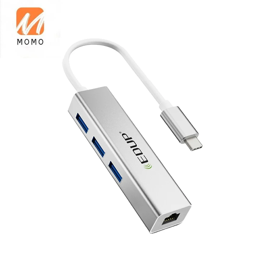 EDUP USB Type C HUB USB 3.0 to RJ45 Adapter Thunderbolt 3 Dock for PC Laptop Computer Ethernet Accessories USBC 3.1 Splitter
EDUP USB Type C HUB USB 3.0 to RJ45 Adapter Thunderbolt 3 Dock for PC Laptop Computer Ethernet Accessories USBC 3.1 Splitter