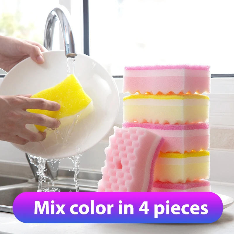 4Pcs Kitchen Sponge Eraser Dish Tableware Pot Cleaning Brush Car Washing Sponges
4Pcs Kitchen Sponge Eraser Dish Tableware Pot Cleaning Brush Car Washing Sponges