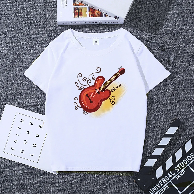 Printing T-shirt Music T-shirt Guitar Casual Metal Gothic Anime Clothing Casual Women's T-shirt y2k aesthetic womens clothing
Printing T-shirt Music T-shirt Guitar Casual Metal Gothic Anime Clothing Casual Women's T-shirt y2k aesthetic womens clothing