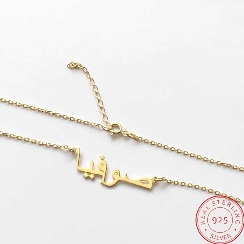 KristenCo Customized Arabic Name Necklace For Women Personalized 925 Silver Chain Necklaces Jewelry Mom Christmas Gift
KristenCo Customized Arabic Name Necklace For Women Personalized 925 Silver Chain Necklaces Jewelry Mom Christmas Gift