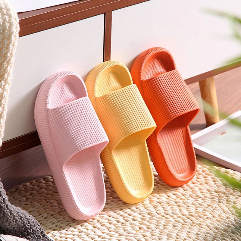 Bathroom Non-slip Slippers Fashion Thick Sole Soft EVA Indoor Slide Sandals Casual Beach Unisex Platform Men Women Home Shoes
Bathroom Non-slip Slippers Fashion Thick Sole Soft EVA Indoor Slide Sandals Casual Beach Unisex Platform Men Women Home Shoes