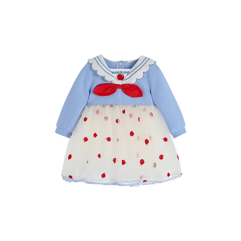 Spring and Autumn Kids Clothing Baby Girl Dress Infant Preppy Style Mesh Splicing Long-sleeve Princess Dress Baby Girl Clothes
Spring and Autumn Kids Clothing Baby Girl Dress Infant Preppy Style Mesh Splicing Long-sleeve Princess Dress Baby Girl Clothes
