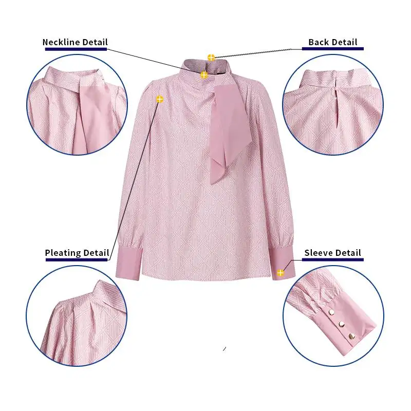 VONDA Women Elegant OL Style Blouse Elegant Chiffon Tops 2021 Long Sleeve Mock Neck Tops Printed Blouse Femininas Plus Size 5XL
VONDA Women Elegant OL Style Blouse Elegant Chiffon Tops 2021 Long Sleeve Mock Neck Tops Printed Blouse Femininas Plus Size 5XL