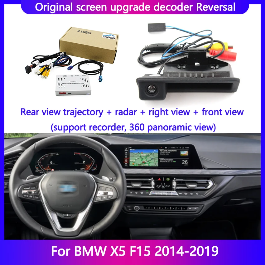 Original Screen Update System Reversing Module Rear Camera for BMW X5 F15 2014-2019 Car Rear View Back Up Reverse Parking Camera
Original Screen Update System Reversing Module Rear Camera for BMW X5 F15 2014-2019 Car Rear View Back Up Reverse Parking Camera