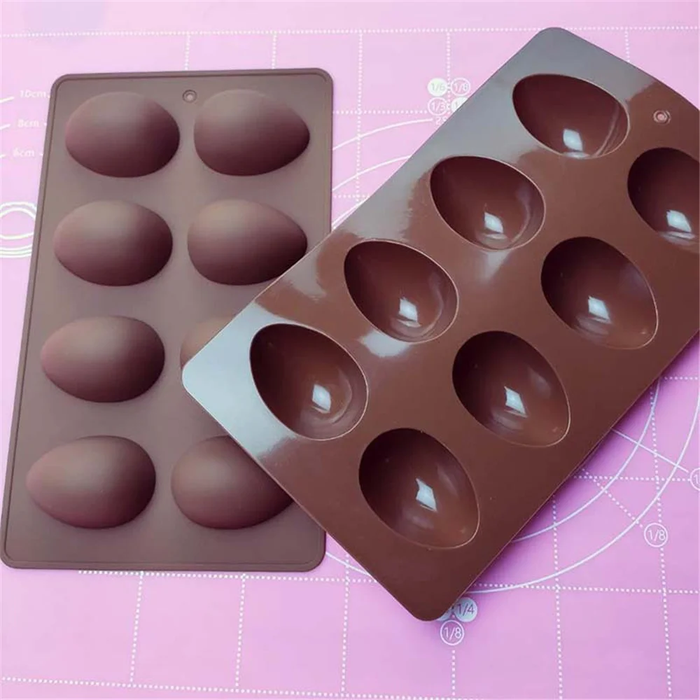 8 Cavity Eggs Shaped Easter Eggs Silicone Baking Mold Pastry Chocolate Mold Pudding Ice Tray Mould Easter Diy Soap Mold
8 Cavity Eggs Shaped Easter Eggs Silicone Baking Mold Pastry Chocolate Mold Pudding Ice Tray Mould Easter Diy Soap Mold