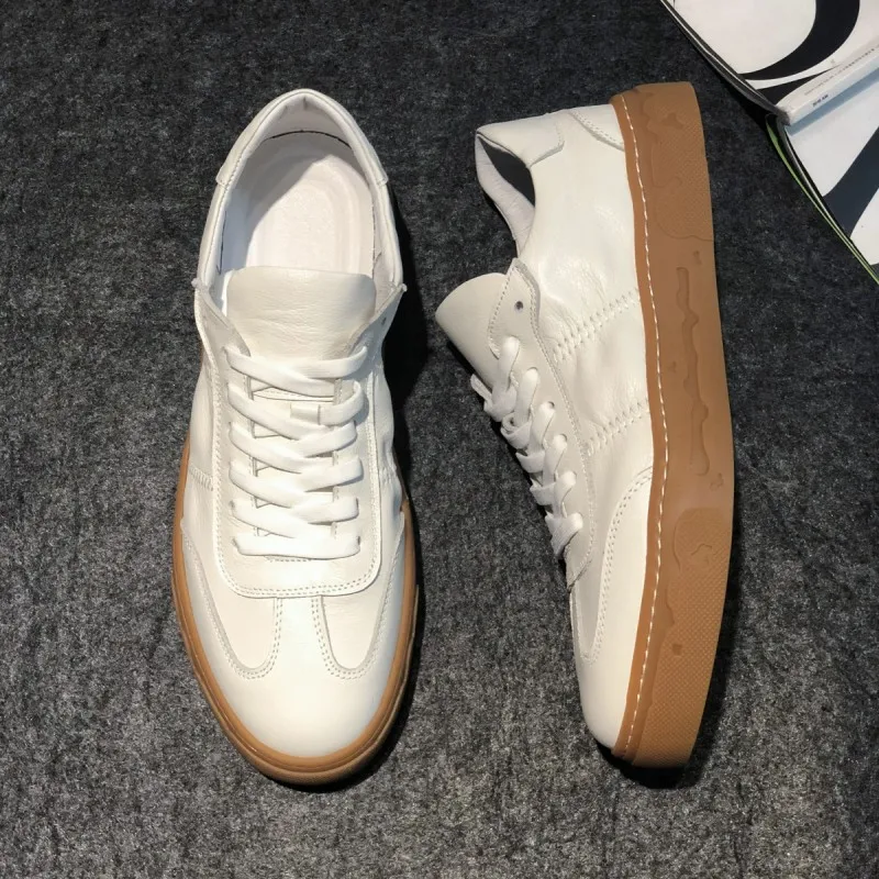 Mens Casual Shoes 2021 New British Style Genuine Leather Round Toe Breathable Lace Up Non-Slip Fashion Outdoor Active Shoes
Mens Casual Shoes 2021 New British Style Genuine Leather Round Toe Breathable Lace Up Non-Slip Fashion Outdoor Active Shoes