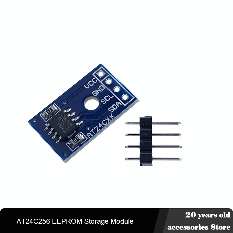DC3.3-5V AT24C256 2ECL IIC/I2C Serial Interface Port EEPROM Memory Module For DIY Electronic Car For Arduino IIC MCU Development
DC3.3-5V AT24C256 2ECL IIC/I2C Serial Interface Port EEPROM Memory Module For DIY Electronic Car For Arduino IIC MCU Development