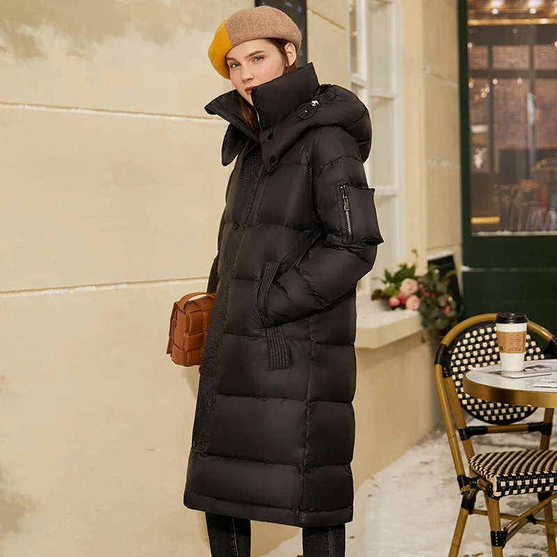 Winter Down Coat For Women 90% White Duck Down Jackets Warm Hooded Long Jacket Overcoat Female Coat 12140775
Winter Down Coat For Women 90% White Duck Down Jackets Warm Hooded Long Jacket Overcoat Female Coat 12140775