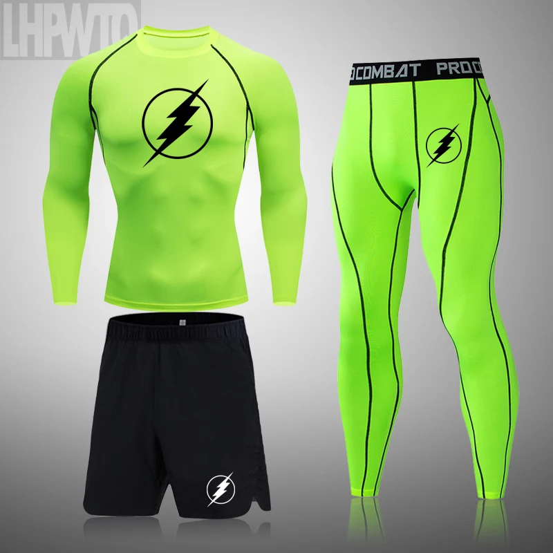Mens Sportswear Compression Sport Quick Dry Flash Clothes Sports Joggers Training Gym Fitness Tracksuits Thermal Underwear Set
Mens Sportswear Compression Sport Quick Dry Flash Clothes Sports Joggers Training Gym Fitness Tracksuits Thermal Underwear Set