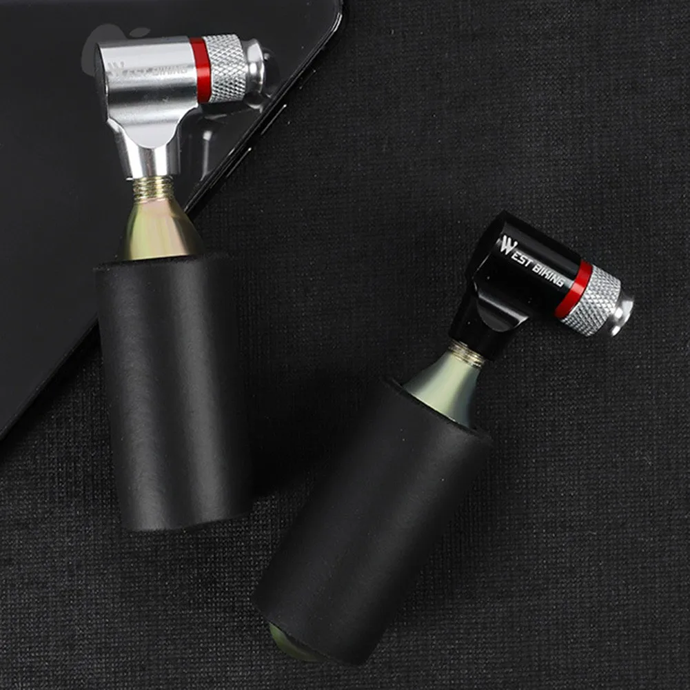 WEST BIKIHG Bicycle CO2 Cartridge Air Bottle Head Portable MTB Bike Inflator Accessory For Schraders Presta Valve Universal
WEST BIKIHG Bicycle CO2 Cartridge Air Bottle Head Portable MTB Bike Inflator Accessory For Schraders Presta Valve Universal