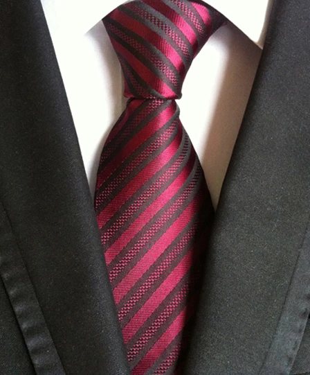 8cm Men's Ties High Quality Jacquard Woven Neck Tie Burgundy Striped Neckties for Businessmen
8cm Men's Ties High Quality Jacquard Woven Neck Tie Burgundy Striped Neckties for Businessmen
