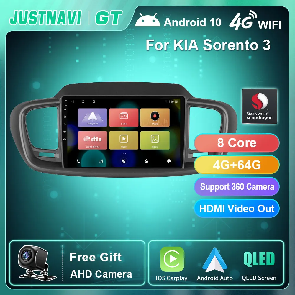 For KIA Sorento 3 2014-2018 Car Radio Navi GPS WiFi 4G Auto Stereo Multimedia Video Player Android 10.0 RDS DSP 8 Core Autoradio
For KIA Sorento 3 2014-2018 Car Radio Navi GPS WiFi 4G Auto Stereo Multimedia Video Player Android 10.0 RDS DSP 8 Core Autoradio
