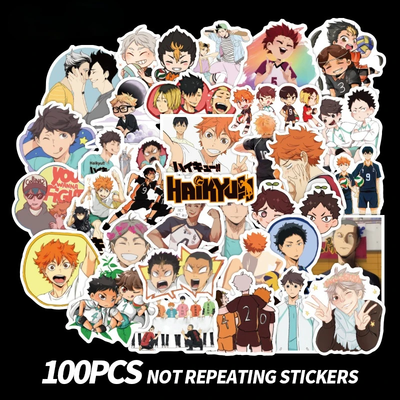 100pcs/Set Cartoon Haikyuu Graffiti Stickers for Suitcase Guitar Car Anime Haikyuu Waterproof Stickers
100pcs/Set Cartoon Haikyuu Graffiti Stickers for Suitcase Guitar Car Anime Haikyuu Waterproof Stickers