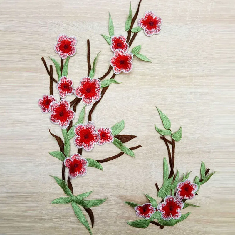 Colorful Embroidery Lace Cloth Stickers Denim Clothes Patch Water Soluble Plum Blossom Patch Craft Sewing Repair Accessories
Colorful Embroidery Lace Cloth Stickers Denim Clothes Patch Water Soluble Plum Blossom Patch Craft Sewing Repair Accessories