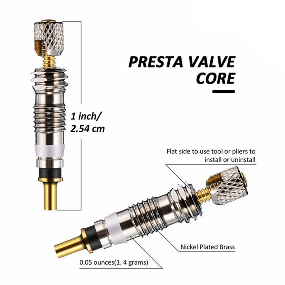 2PCS Presta Valve Core Bike Tire Tyre Detachable French Air Pump FV Inflatable For Tubeless Road MTB Bicycle 25.4x4.5mm Repair
2PCS Presta Valve Core Bike Tire Tyre Detachable French Air Pump FV Inflatable For Tubeless Road MTB Bicycle 25.4x4.5mm Repair