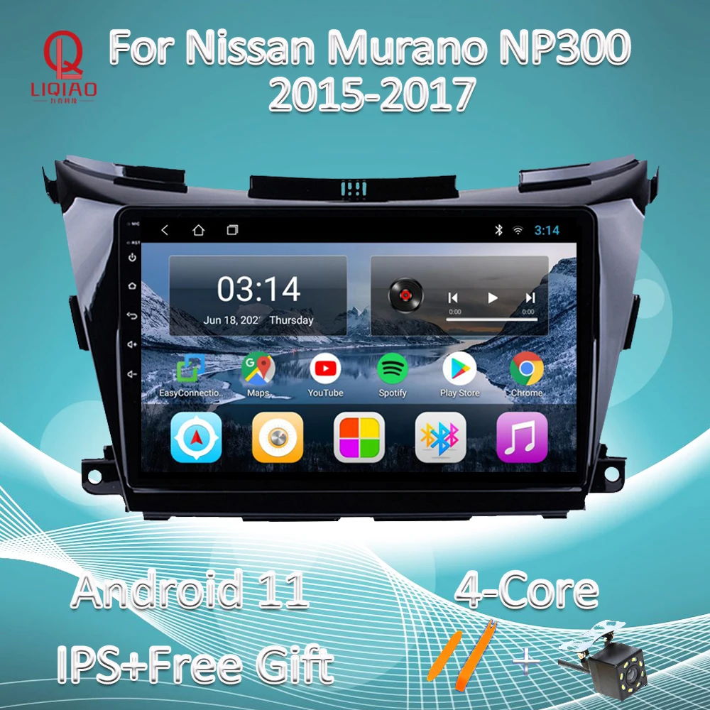 Car Radio For Nissan Murano NP300 2015-2017 Android 11 Stereo Player GPS Navigation Multimedia USB WIFI BT DVD Quad-Core 2 DIN
Car Radio For Nissan Murano NP300 2015-2017 Android 11 Stereo Player GPS Navigation Multimedia USB WIFI BT DVD Quad-Core 2 DIN