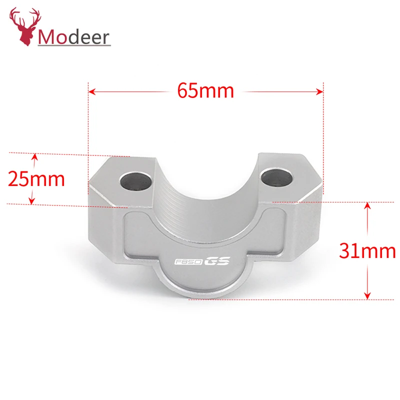 For BMW F850GS 2018 2019 2020 F 850GS Silver Motorcycle Accessories Handle Bar Clamp Raised Extend Handlebar Mount Riser F850 GS
For BMW F850GS 2018 2019 2020 F 850GS Silver Motorcycle Accessories Handle Bar Clamp Raised Extend Handlebar Mount Riser F850 GS