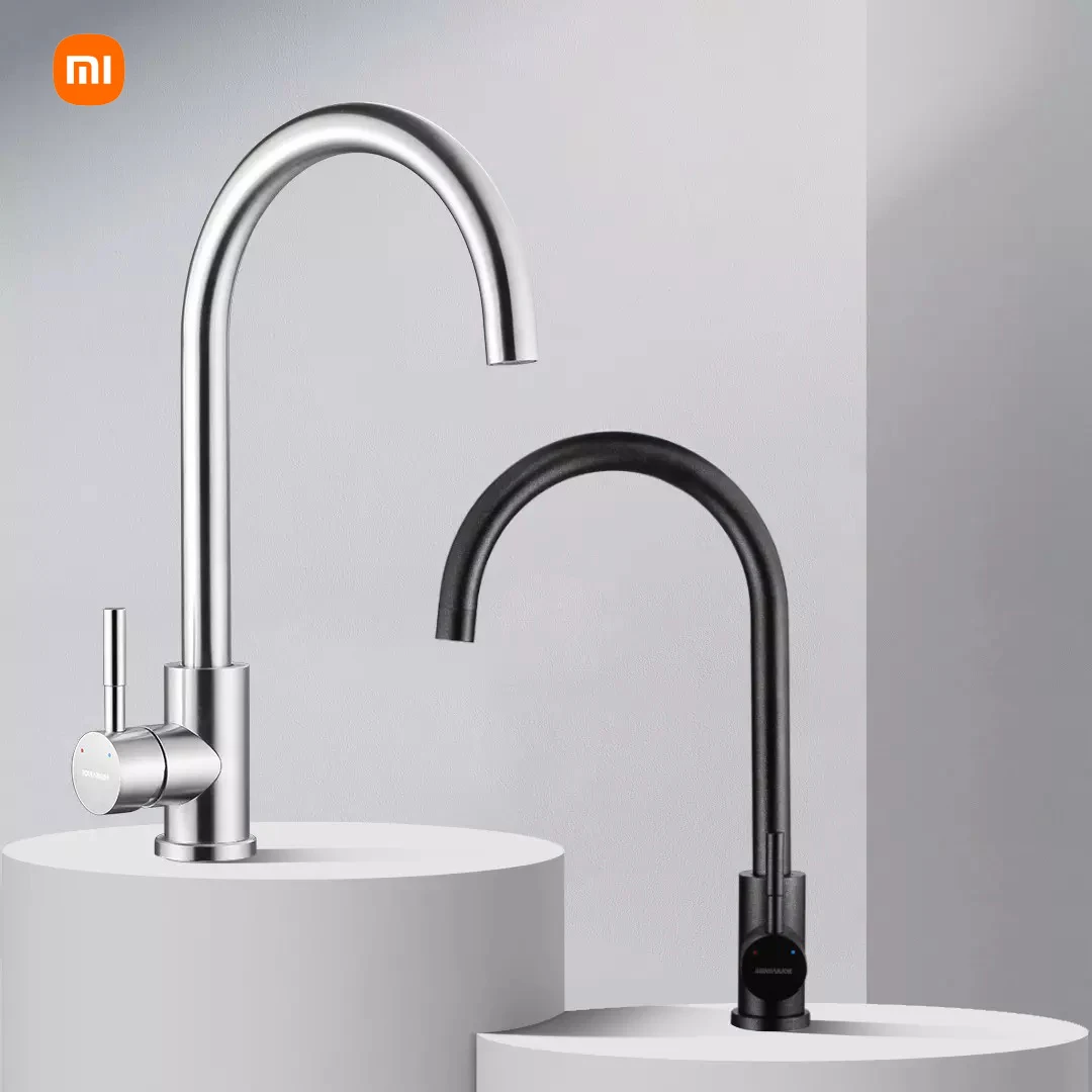 Смеситель для кухни Xiaomi, кран для холодной и горячей воды, одна ручка, вращение 360 градусов, для кухни
Смеситель для кухни Xiaomi, кран для холодной и горячей воды, одна ручка, вращение 360 градусов, для кухни