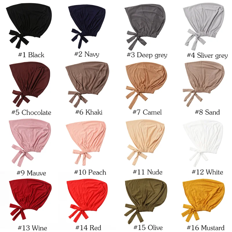 New Muslim Woman Hat Plain Cotton Instant Hijab Undercap Underscarf Bonnet High Quality Soft Modal Inner Hijab Cap Female Turban
New Muslim Woman Hat Plain Cotton Instant Hijab Undercap Underscarf Bonnet High Quality Soft Modal Inner Hijab Cap Female Turban