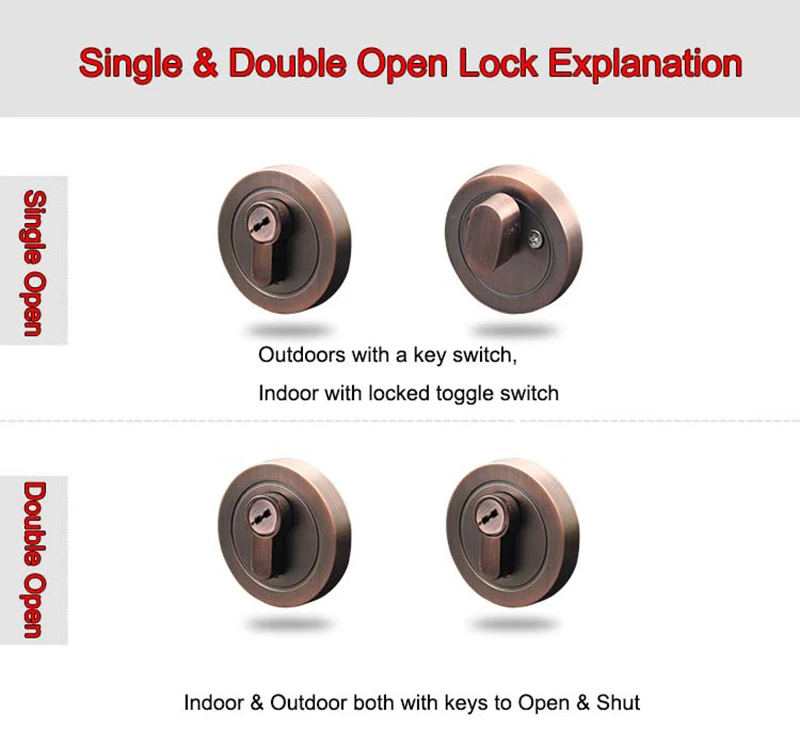 4 Colors Super C-class Brass Cylinder Deadbolt Door Lock Security Anti-theft Mortise Locks + 3 Keys 
4 Colors Super C-class Brass Cylinder Deadbolt Door Lock Security Anti-theft Mortise Locks + 3 Keys