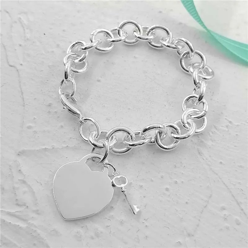 High quality charm bracelet silver fashion Bracelet popular heart-shaped enamel female jewelry
High quality charm bracelet silver fashion Bracelet popular heart-shaped enamel female jewelry