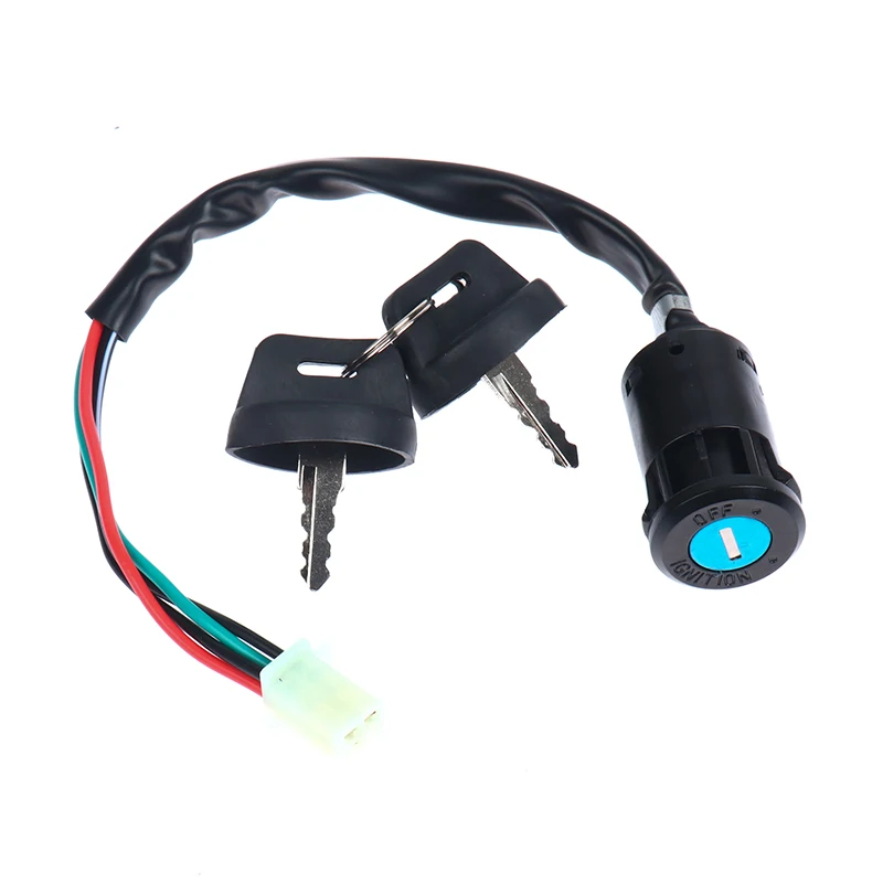 Universal 4 Wires Ignition Barrel Switch With 2 Key For Motorcycle Bike ATV
Universal 4 Wires Ignition Barrel Switch With 2 Key For Motorcycle Bike ATV