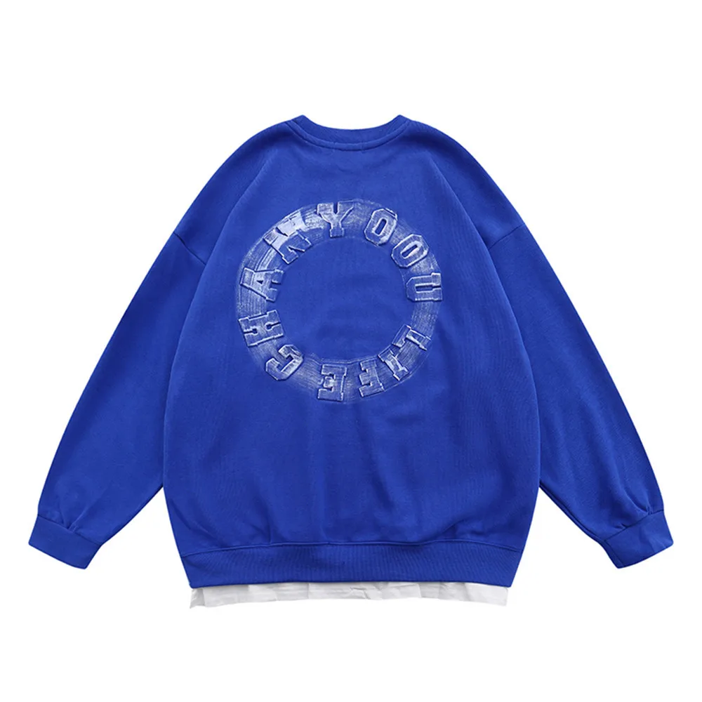 EukaaRu Stitched Letter Print Sweater Fashion Hoodie Men Streetwear Loose Long Sleeve Hoodies Hoodless Pullover Sweatshirt
EukaaRu Stitched Letter Print Sweater Fashion Hoodie Men Streetwear Loose Long Sleeve Hoodies Hoodless Pullover Sweatshirt