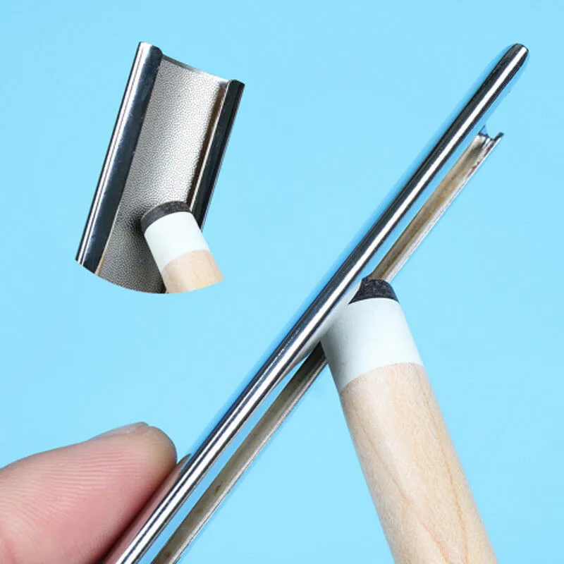 Snooker Pool Repair Billiards Stick Grinder Scrub Cue Tip Shaper File Burnisher Polish Tools Stainless Steel Accessories Sander
Snooker Pool Repair Billiards Stick Grinder Scrub Cue Tip Shaper File Burnisher Polish Tools Stainless Steel Accessories Sander
