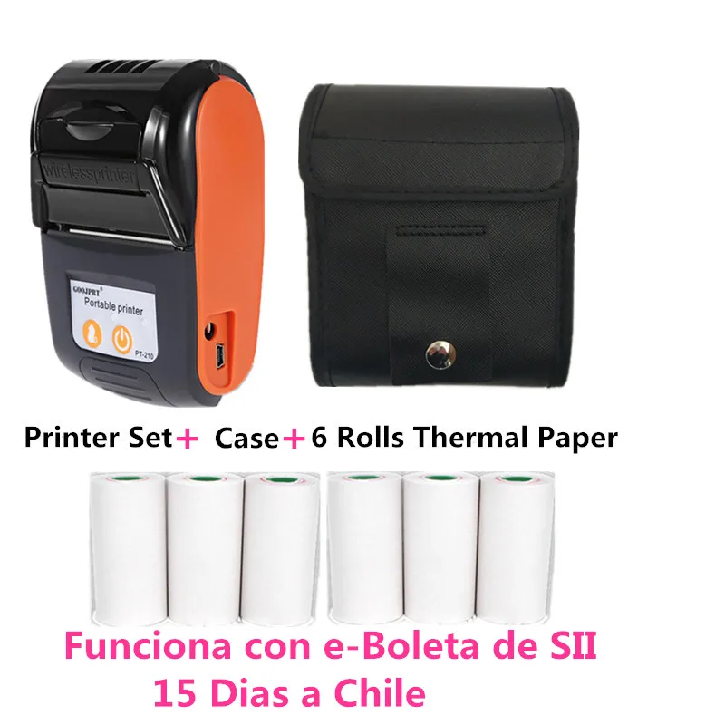 Wireless Mini Thermal Printers Portable Receipt Printer Thermal BT 58mm Mobile Phone Android POS PC Pocket Bill Makers Impresora
Wireless Mini Thermal Printers Portable Receipt Printer Thermal BT 58mm Mobile Phone Android POS PC Pocket Bill Makers Impresora