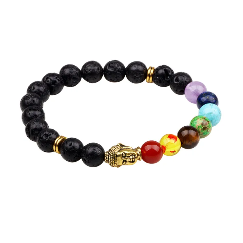 2019 Fashion Colorful Chakra Natural Lava Stone Beads Bracelet Bangle Buddhist Buddha Prayer Yoga Bracelet Jewelry for Men Women
2019 Fashion Colorful Chakra Natural Lava Stone Beads Bracelet Bangle Buddhist Buddha Prayer Yoga Bracelet Jewelry for Men Women